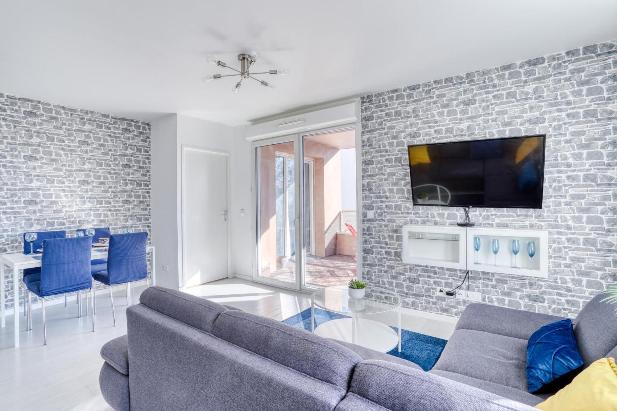 "Le Serenity ", Appartement Spacieux ,Balcon, Parking Prive Gratuit, Netflix, Proche Cdg Et Stade De France スタン エクステリア 写真